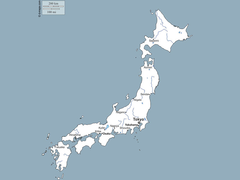 Map of Japan